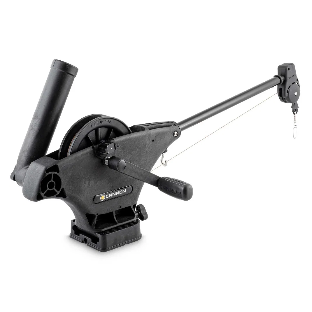 1901020 – CANNON Downrigger, Manual Operation 1.5:1 Retrieval Speed Ratio 3 Digit Analog Depth Counter Single Axis Ad...